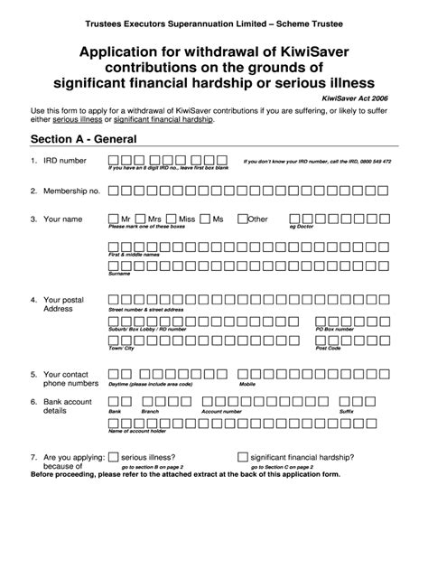 kiwibank kiwisaver hardship withdrawal.